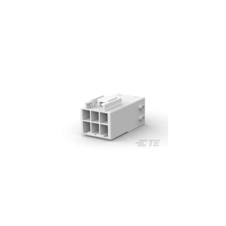Te Connectivity AMP POWER DBL LOCK CAP HSG 6P(GWT) 5-179466-1
